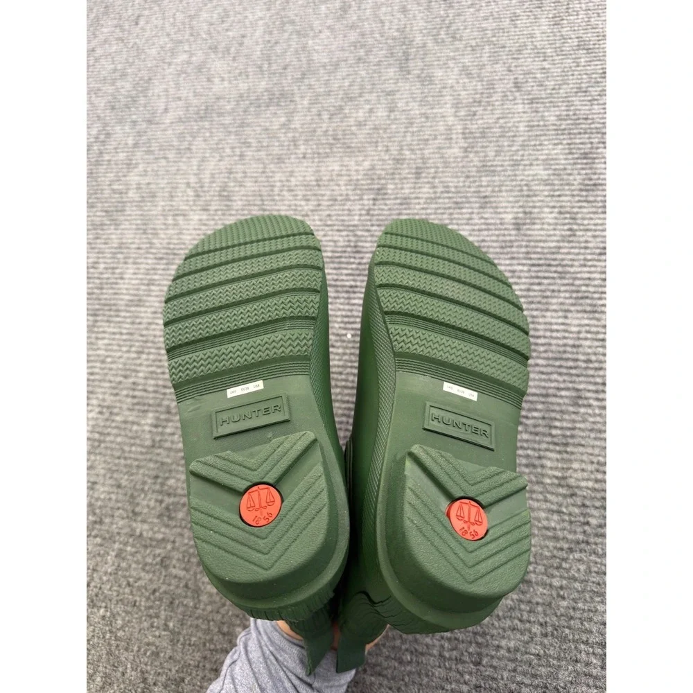 Hunter Original Chelsea Low Rain Boot Women's Size 7 Waterproof Green New In Box